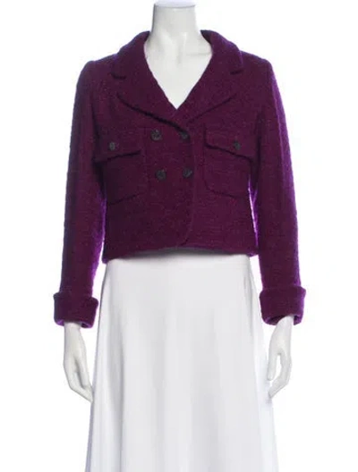 Pre-owned Chanel Vintage 1997 Jacket In Purple