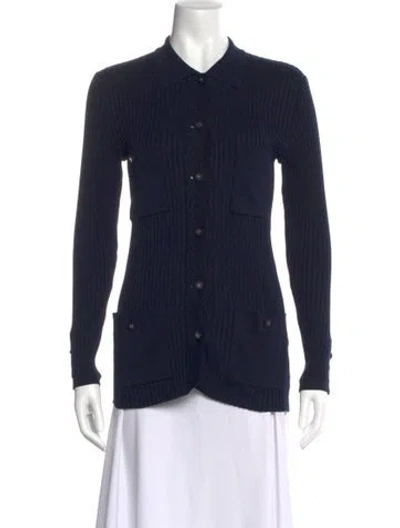 Pre-owned Chanel Vintage 1997 Sweater In Blue