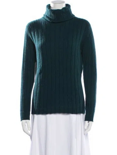 Pre-owned Chanel Vintage 1997 Sweater In Blue/green