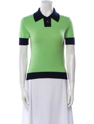 Pre-owned Chanel Vintage 1997 Sweater In Green