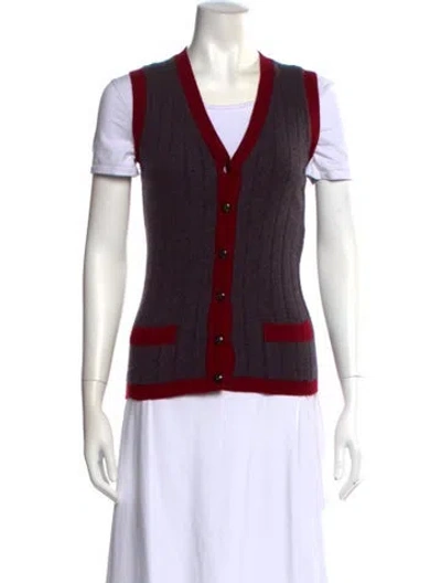 Pre-owned Chanel Vintage 1997 Sweater In Purple