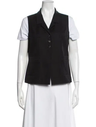 Pre-owned Chanel Vintage 1997 Vest In Black