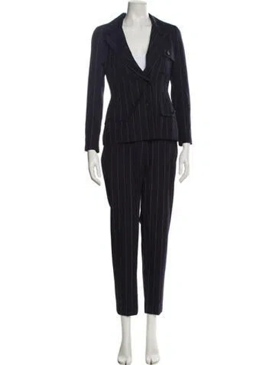 Pre-owned Chanel Vintage 1997 Vest In Blue