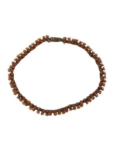 Pre-owned Chanel Vintage 1997 Waist Belt In Brown