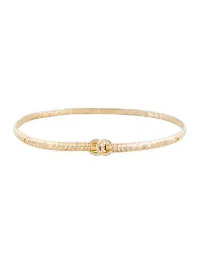 Pre-owned Chanel Vintage 1997 Waist Belt In Gold