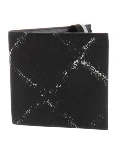 Pre-owned Chanel Vintage 1997-1999 Bifold Wallet In Black