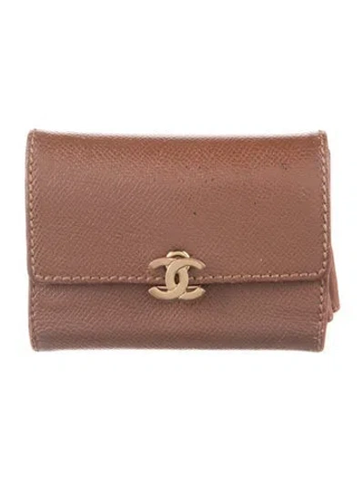 Pre-owned Chanel Vintage 1997-1999 Wallet In Brown