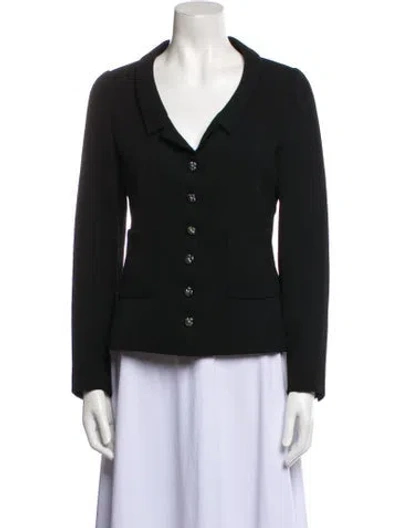 Pre-owned Chanel Vintage 1998 Blazer In Black