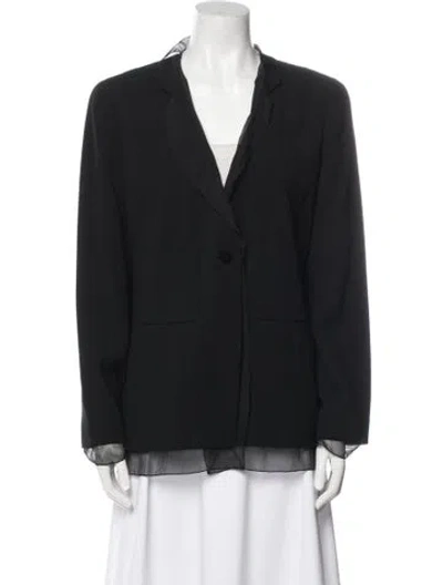 Pre-owned Chanel Vintage 1998 Blazer In Black