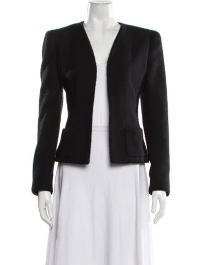 Pre-owned Chanel Vintage 1998 Blazer In Black