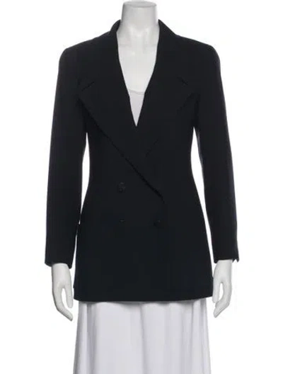 Pre-owned Chanel Vintage 1998 Blazer In Blue