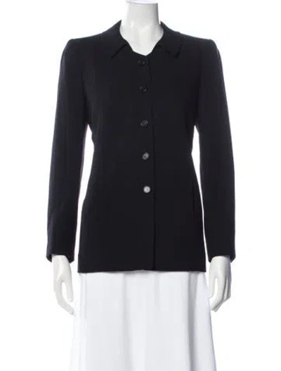 Pre-owned Chanel Vintage 1998 Blazer In Blue