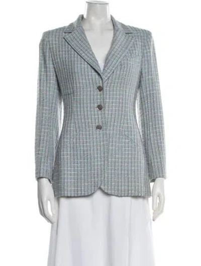 Pre-owned Chanel Vintage 1998 Blazer In Blue