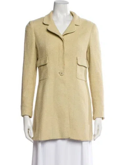 Pre-owned Chanel Vintage 1998 Blazer In Green