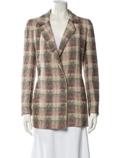 Pre-owned Chanel Vintage 1998 Blazer In Neutral