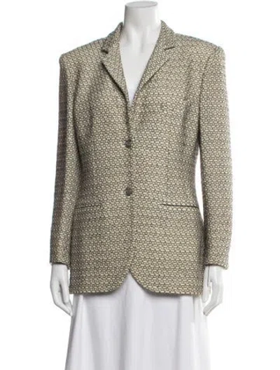 Pre-owned Chanel Vintage 1998 Blazer In Neutrals