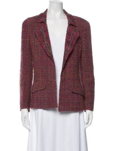 Pre-owned Chanel Vintage 1998 Blazer In Purple