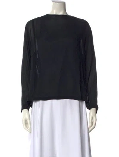 Pre-owned Chanel Vintage 1998 Blouse In Black