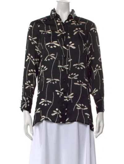 Pre-owned Chanel Vintage 1998 Blouse In Black