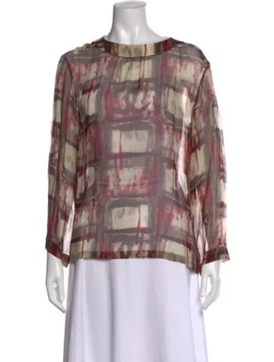 Pre-owned Chanel Vintage 1998 Blouse In Neutral