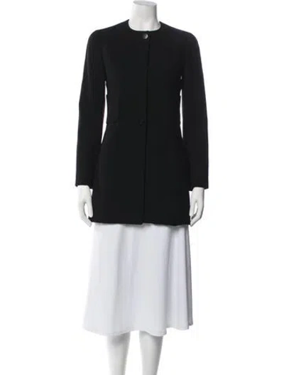Pre-owned Chanel Vintage 1998 Coat In Black