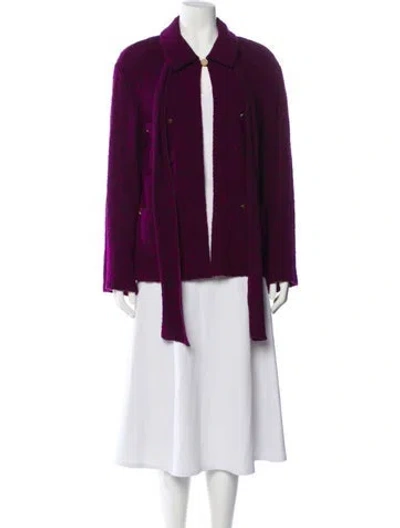 Pre-owned Chanel Vintage 1998 Jacket In Purple