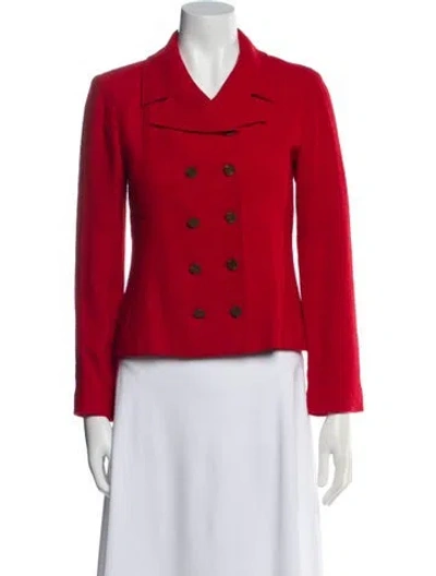 Pre-owned Chanel Vintage 1998 Jacket In Red