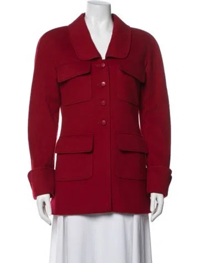 Pre-owned Chanel Vintage 1998 Jacket In Red