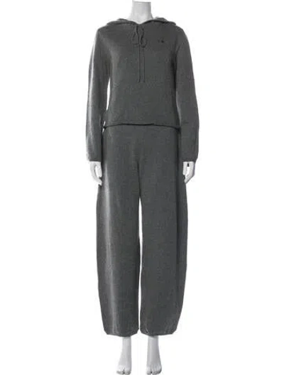 Pre-owned Chanel Vintage 1998 Pantsuit In Gray