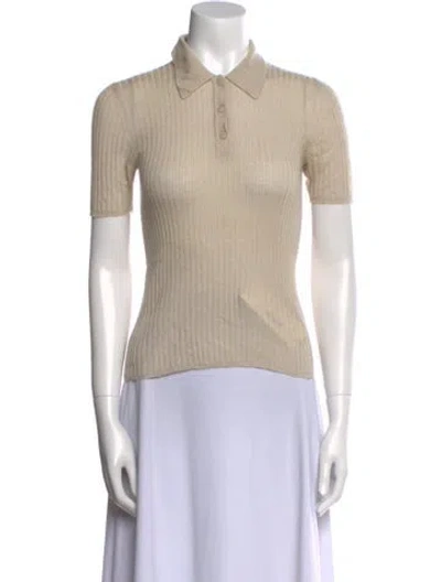 Pre-owned Chanel Vintage 1998 Polo In Neutral