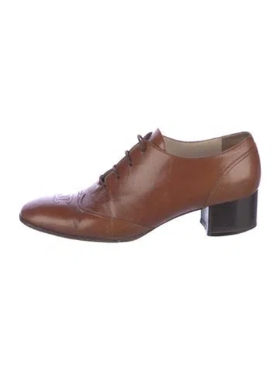 Pre-owned Chanel Vintage 1998 Pumps In Brown