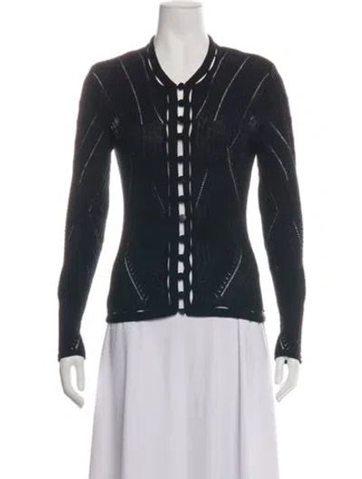 Pre-owned Chanel Vintage 1998 Sweater In Black