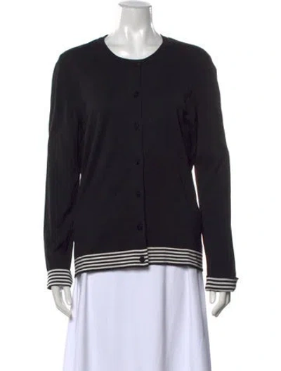 Pre-owned Chanel Vintage 1998 Sweater In Black