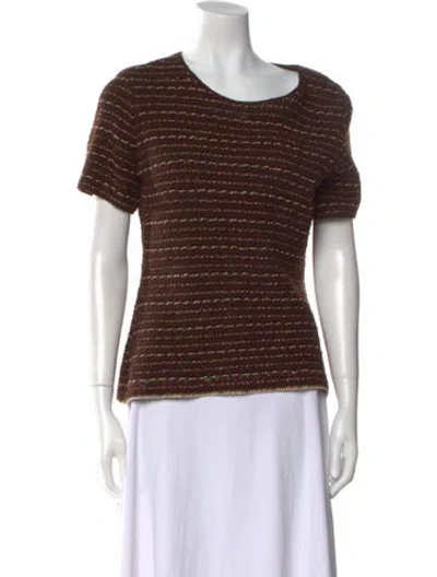 Pre-owned Chanel Vintage 1998 Sweater In Brown