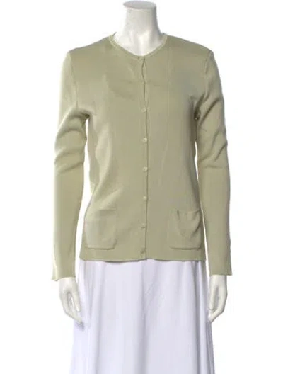 Pre-owned Chanel Vintage 1998 Sweater In Green