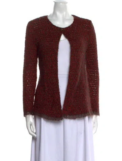 Pre-owned Chanel Vintage 1998 Sweater In Red