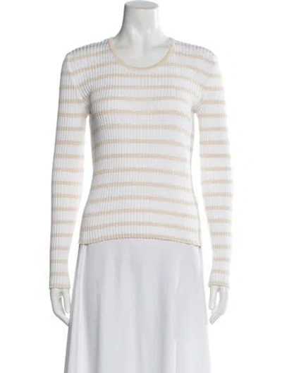 Pre-owned Chanel Vintage 1998 Sweater In White