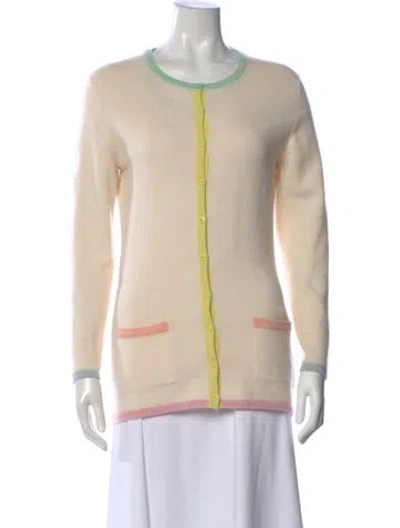 Pre-owned Chanel Vintage 1998 Sweater In White