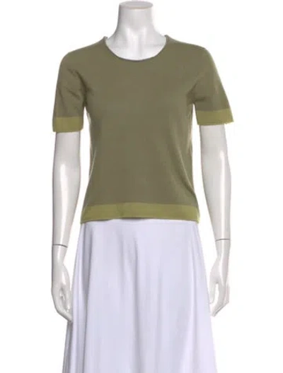Pre-owned Chanel Vintage 1998 Top In Green