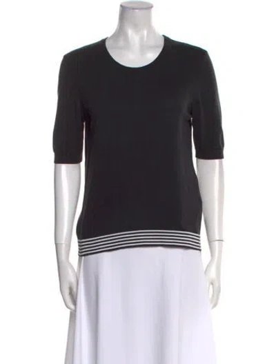 Pre-owned Chanel Vintage 1998 T-shirt In Black