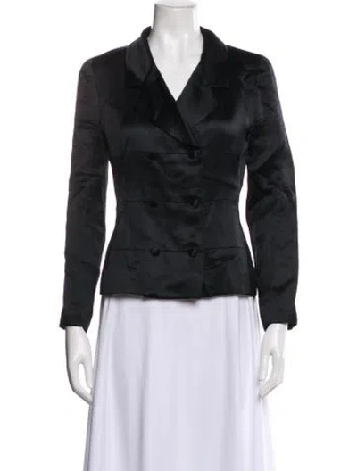Pre-owned Chanel Vintage 1999 Blazer In Black