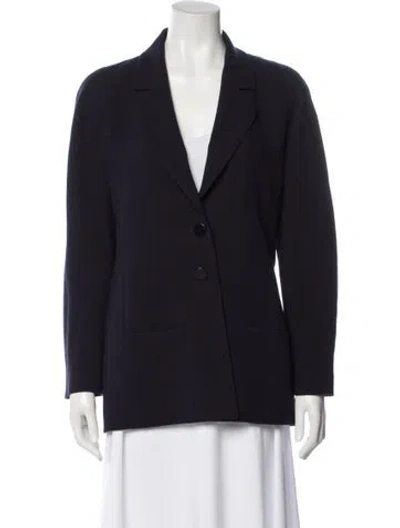 Pre-owned Chanel Vintage 1999 Blazer In Blue
