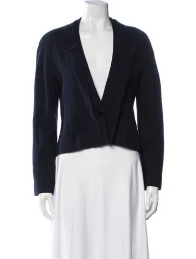 Pre-owned Chanel Vintage 1999 Blazer In Blue