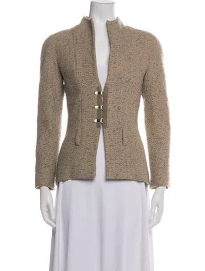 Pre-owned Chanel Vintage 1999 Blazer In Brown