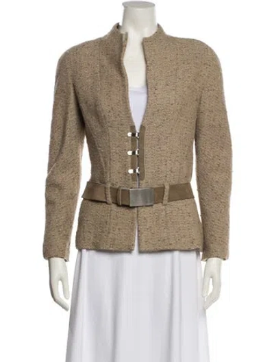 Pre-owned Chanel Vintage 1999 Blazer In Neutral