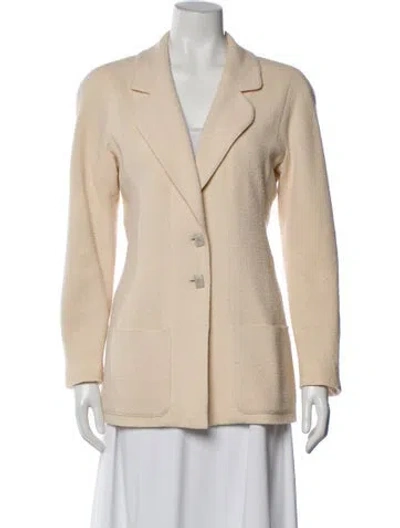 Pre-owned Chanel Vintage 1999 Blazer In Neutral