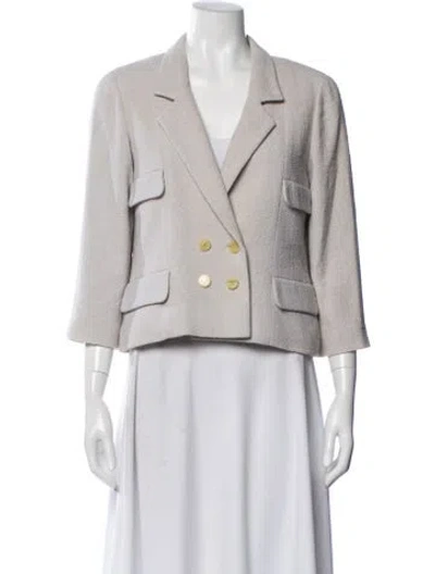 Pre-owned Chanel Vintage 1999 Blazer In Purple