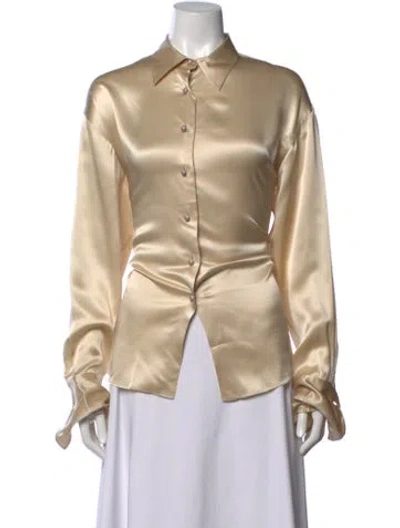 Pre-owned Chanel Vintage 1999 Blouse In Neutrals