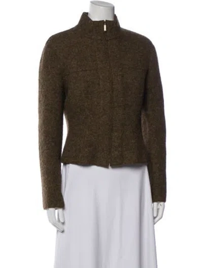 Pre-owned Chanel Vintage 1999 Evening Jacket In Green