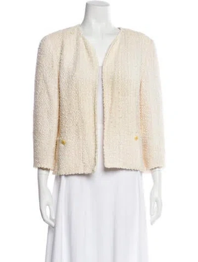 Pre-owned Chanel Vintage 1999 Evening Jacket In Neutral